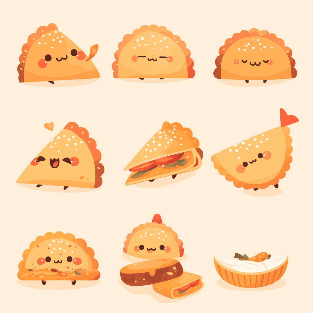 Cute Snack 005 original repeating artwork