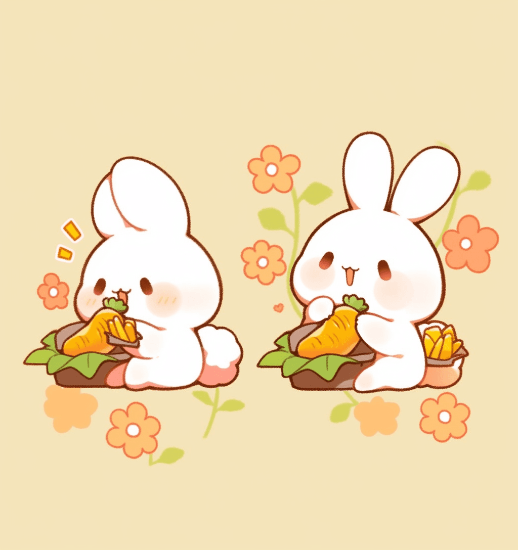 Bunny Run original repeating artwork
