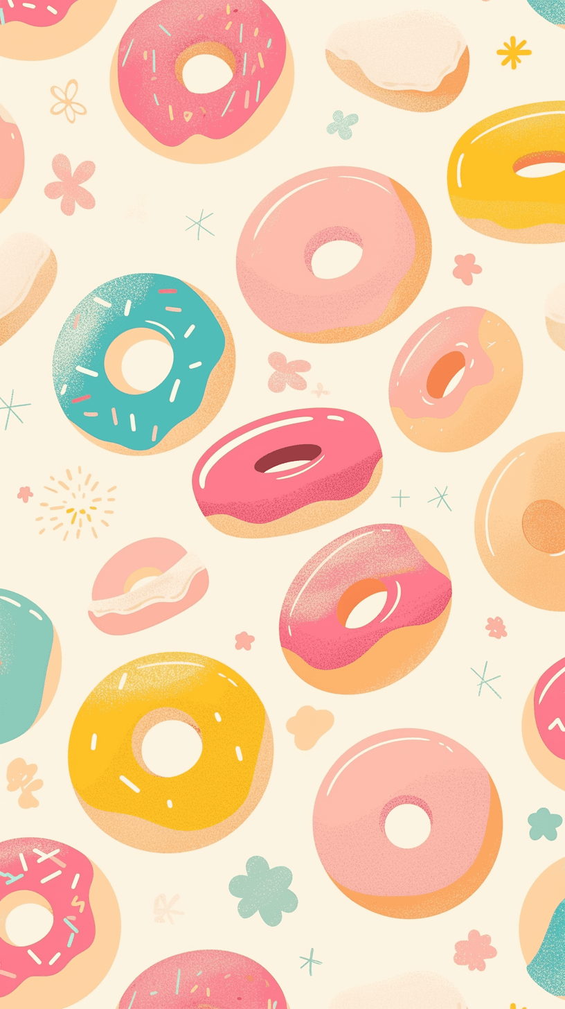Donut Tone original repeating artwork