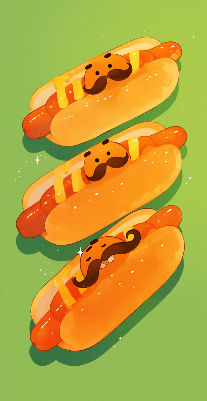 Dog Rise original repeating artwork