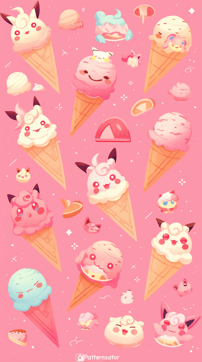 Ice Cream 002 original repeating artwork