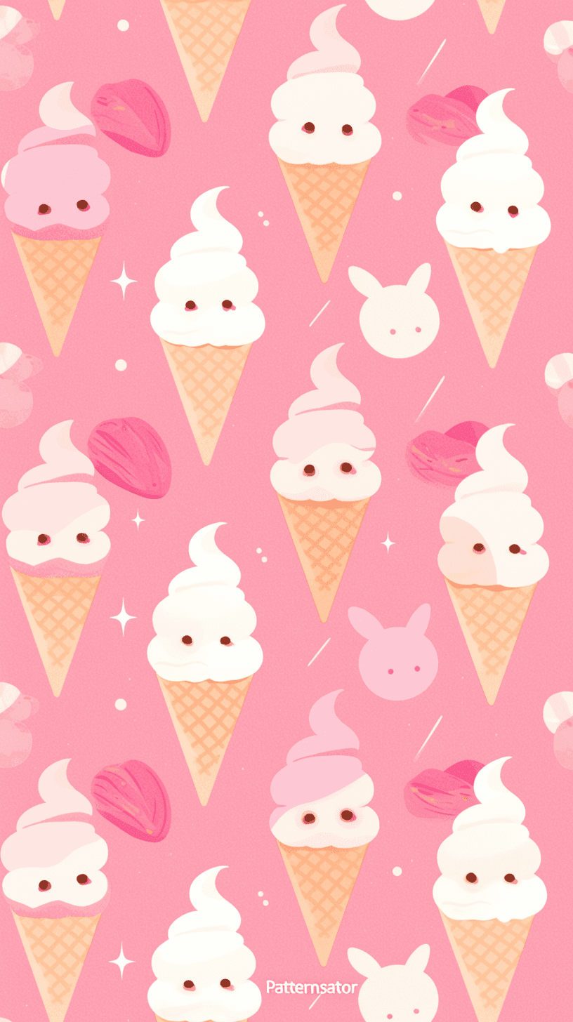 Ice Cream Street original repeating artwork