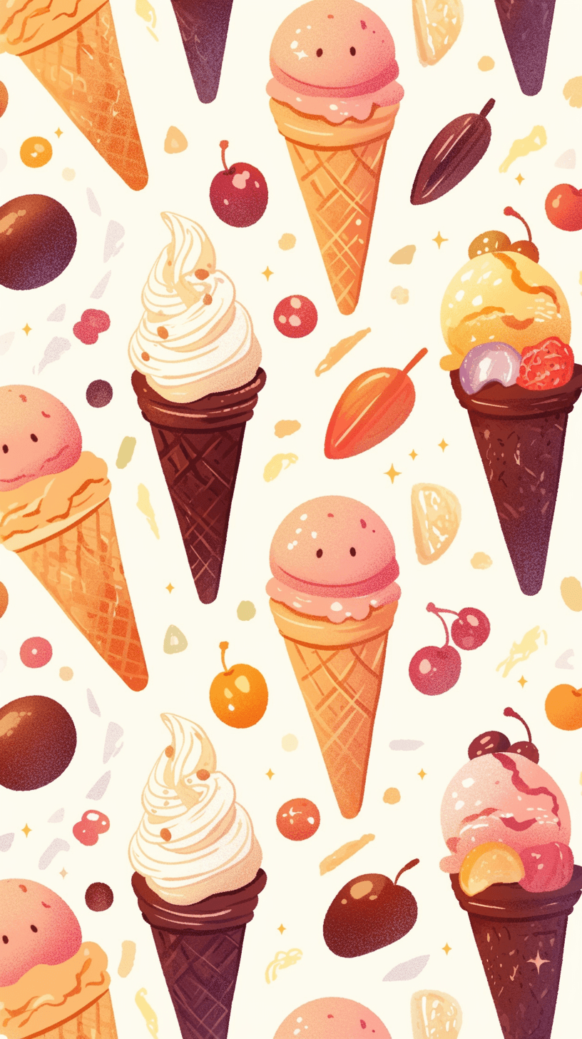 Ice Cream 086 original repeating artwork