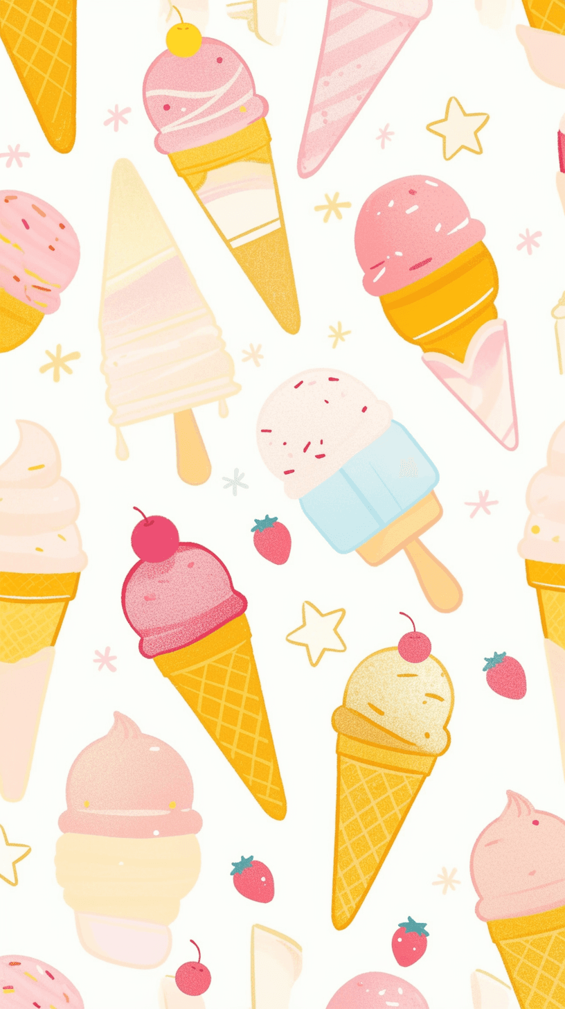 Ice Cream 014 original repeating artwork