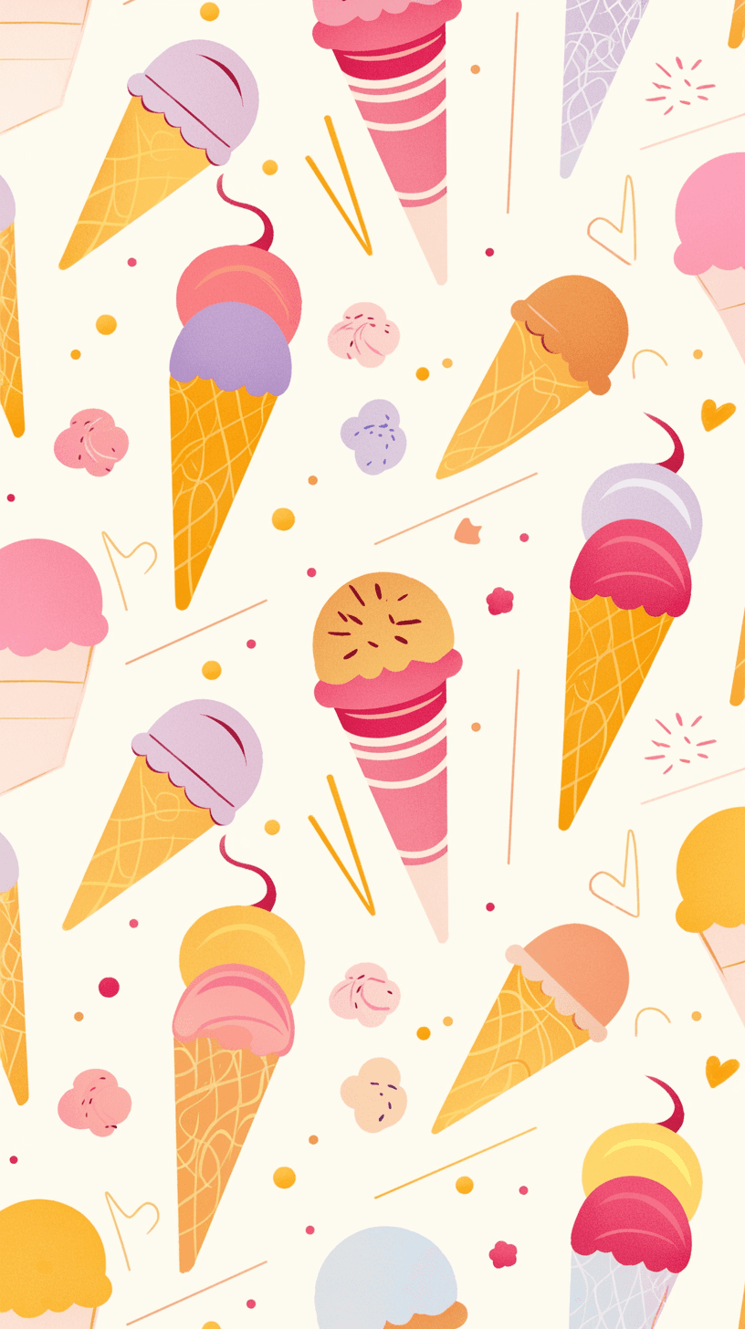 Ice Cream 089 original repeating artwork