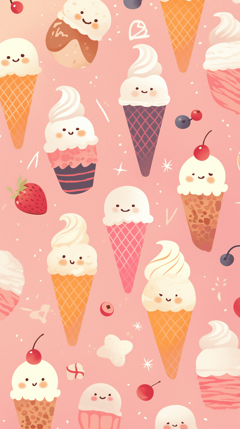 Ice Cream 097 original repeating artwork