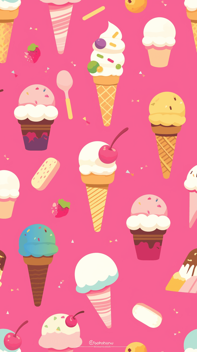 Ice Cream 091 original repeating artwork