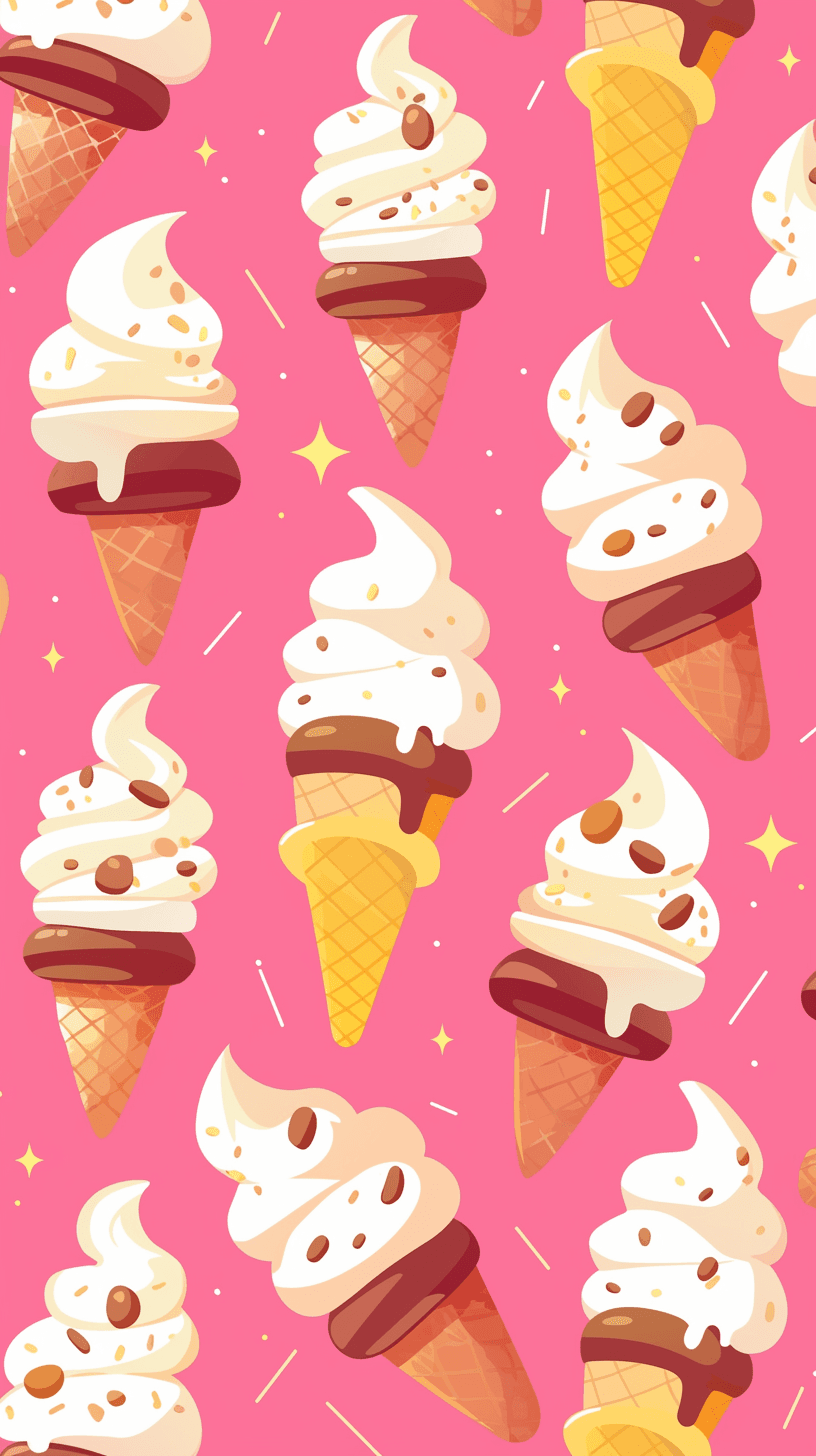 Ice Cream 108 original repeating artwork