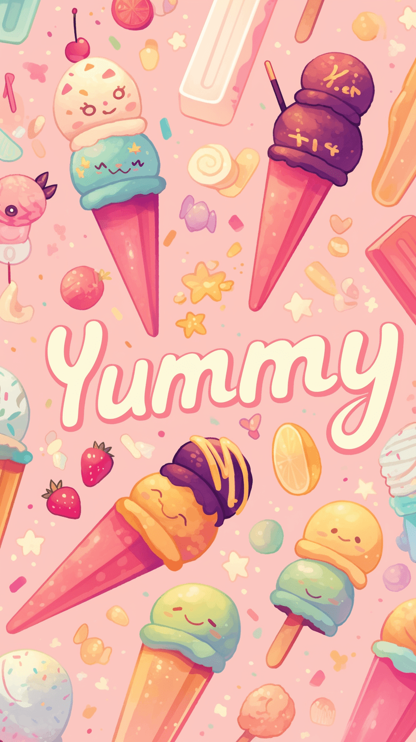 Ice Cream 087 original repeating artwork