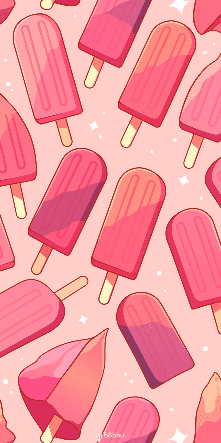Popsicle Club original repeating artwork