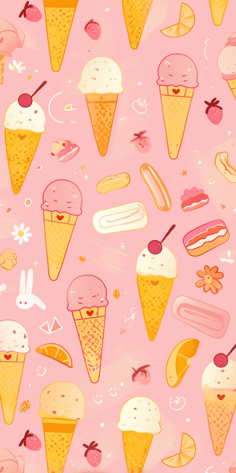 Ice Cream 118 original repeating artwork