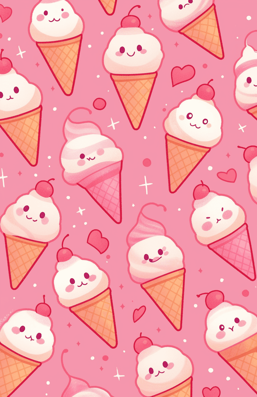 Ice Cream 099 original repeating artwork