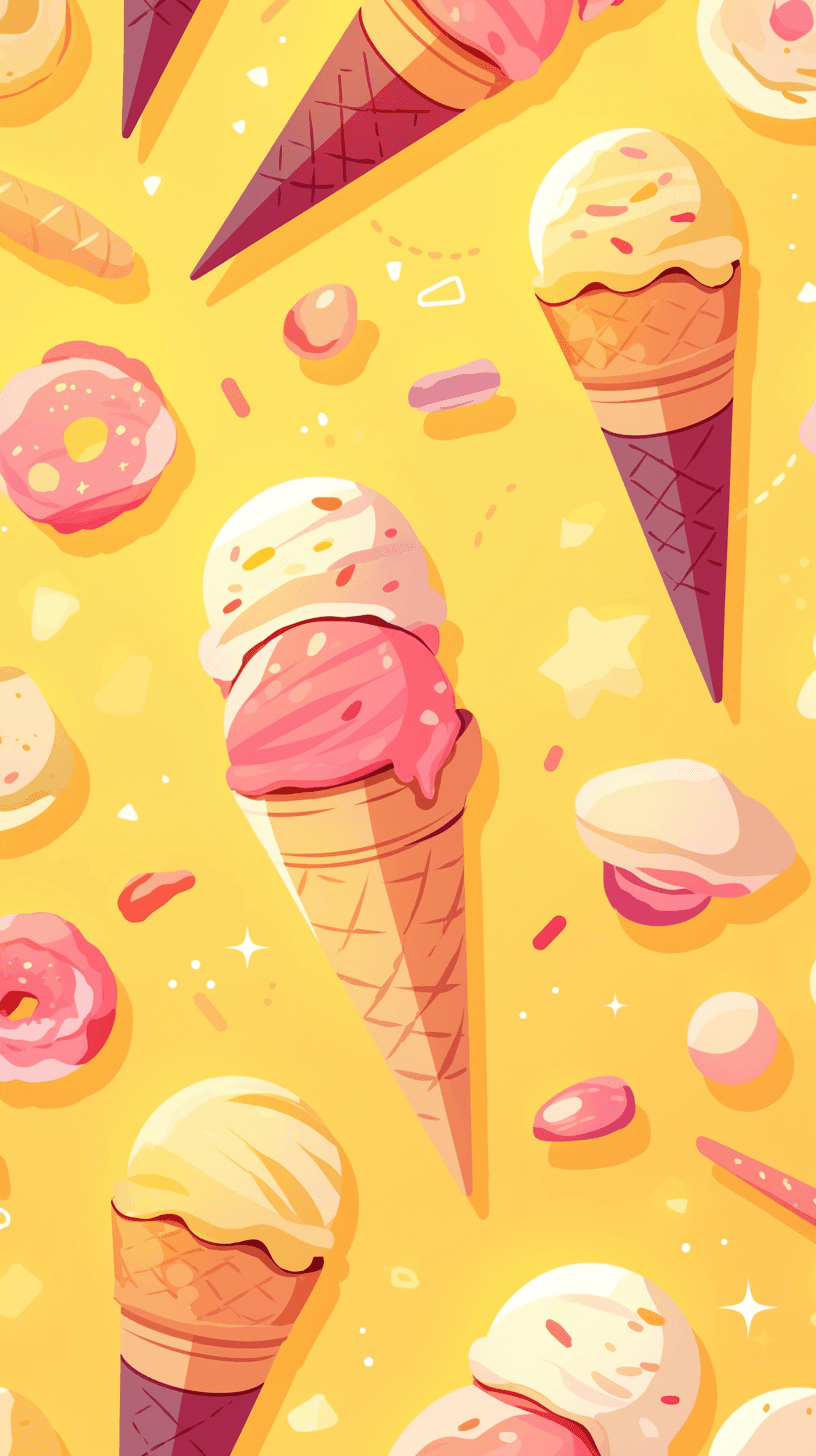 Ice Cream 116 original repeating artwork