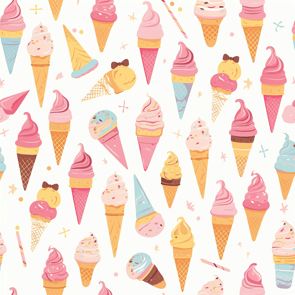 Ice Cream 095 original repeating artwork