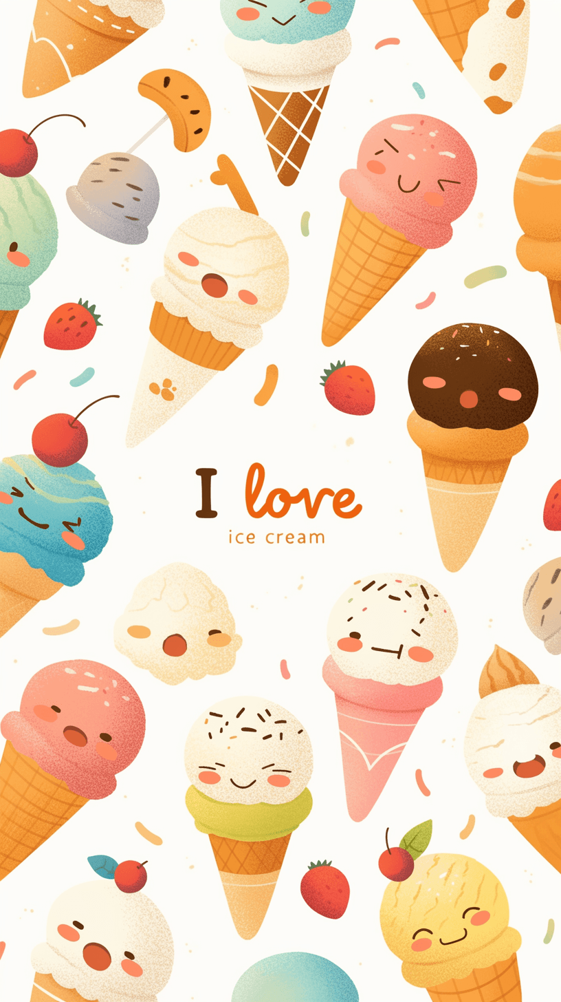 Ice Cream 085 original repeating artwork