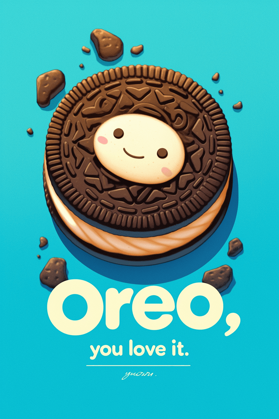 Oreo Picnic original repeating artwork
