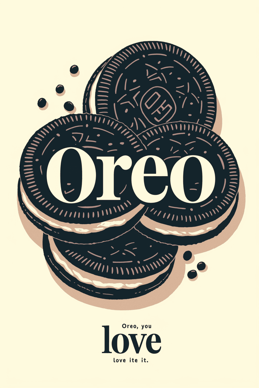 Oreo Crew original repeating artwork