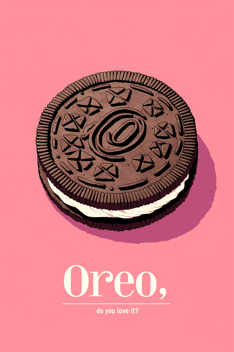 Oreo Party original repeating artwork