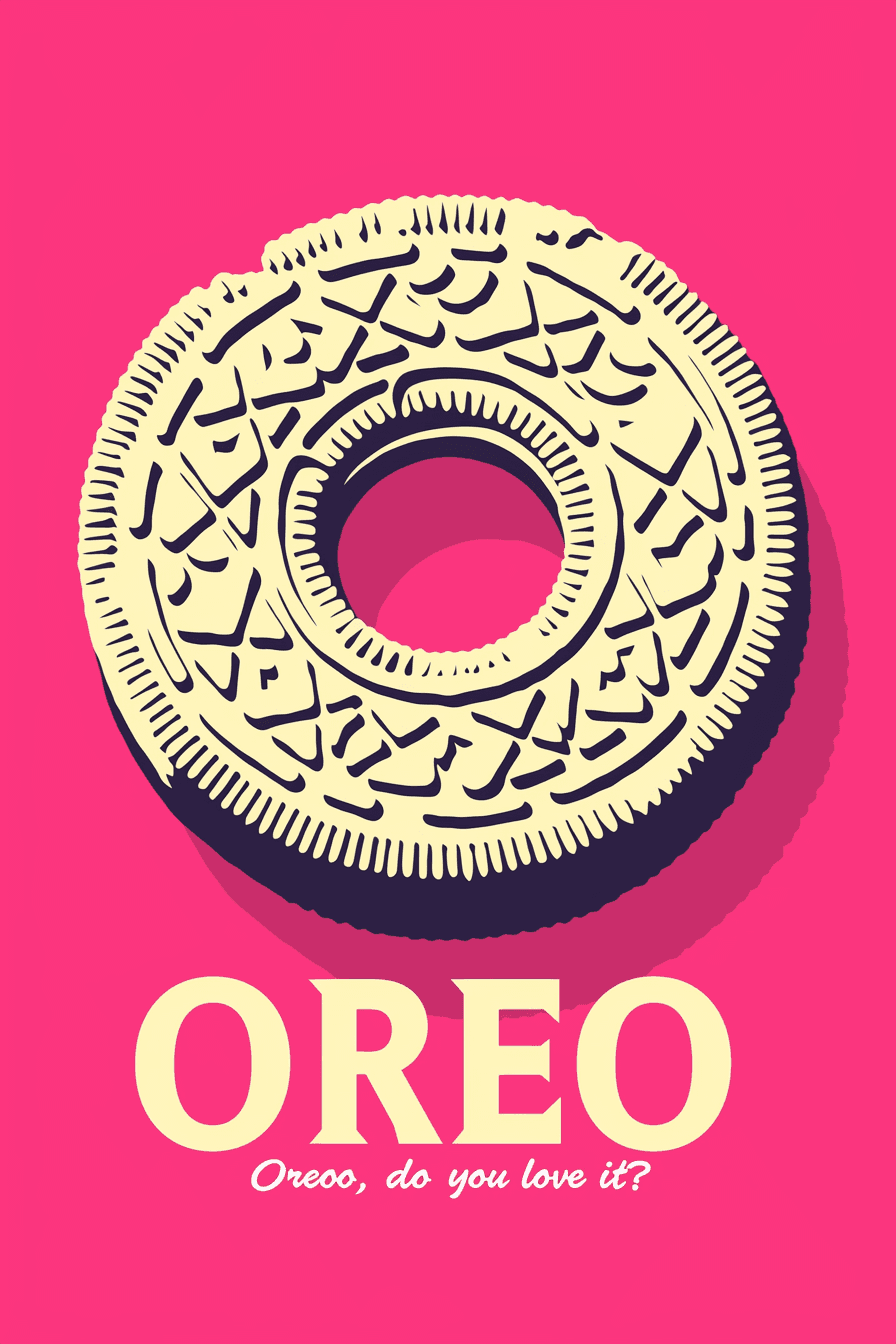 Oreo Gang original repeating artwork