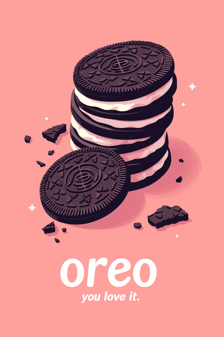 Oreo original repeating artwork