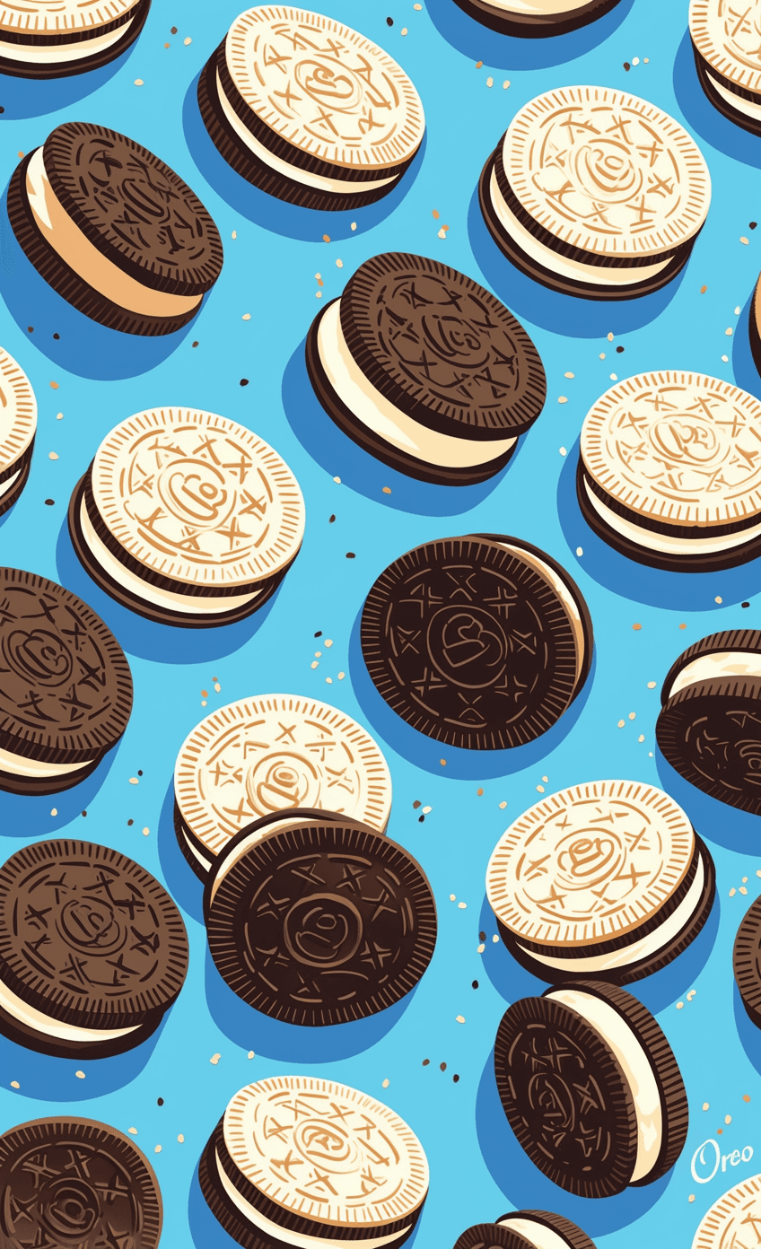 Oreo Parade original repeating artwork