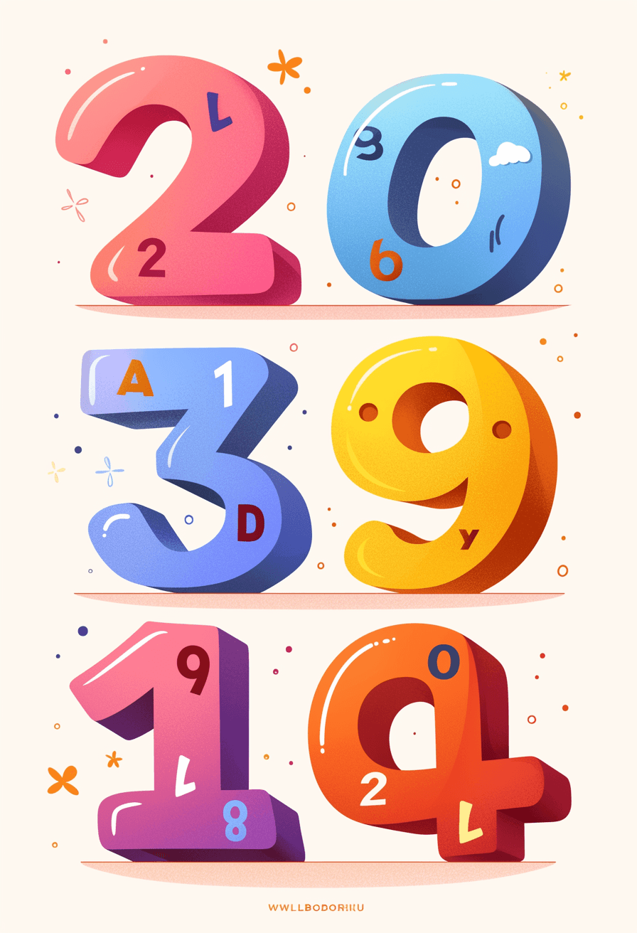 Geo Number 331 original repeating artwork