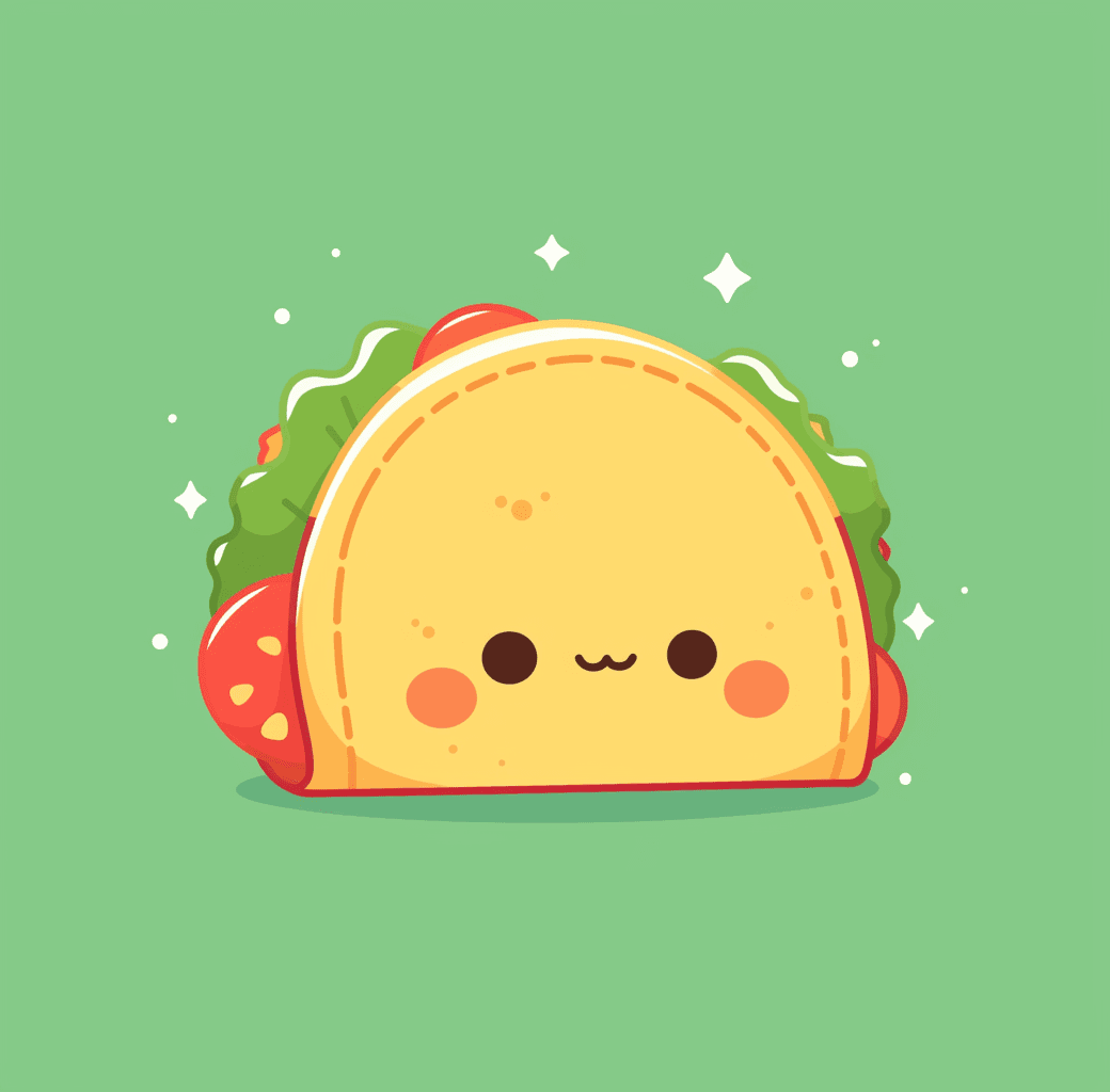 Taco Squad original repeating artwork