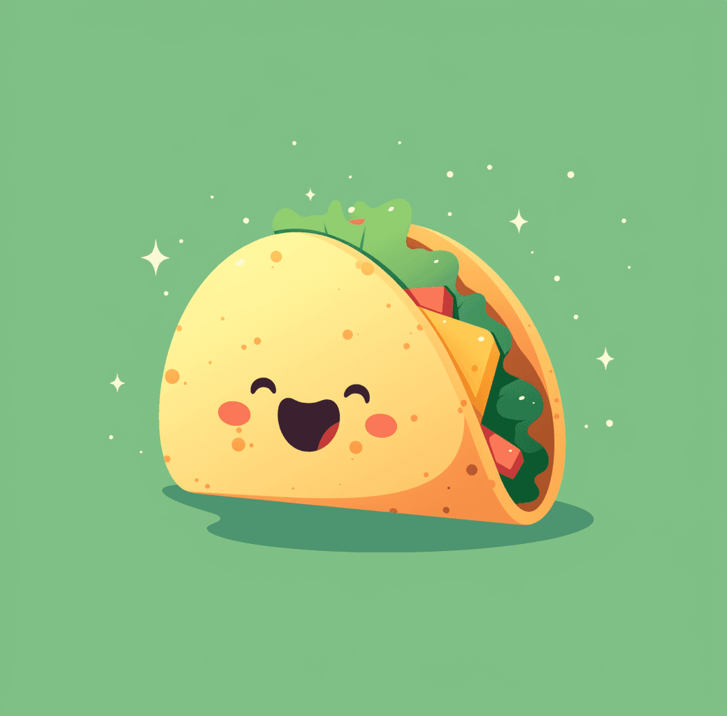 Taco Crew original repeating artwork
