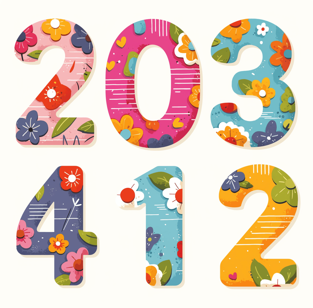 Geo Number 450 original repeating artwork