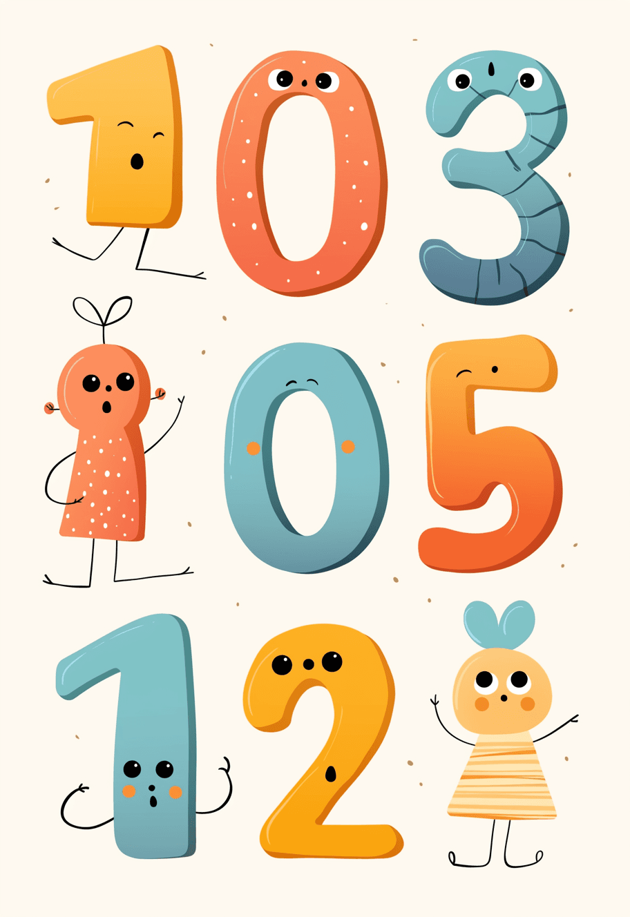 Geo Number 060 original repeating artwork