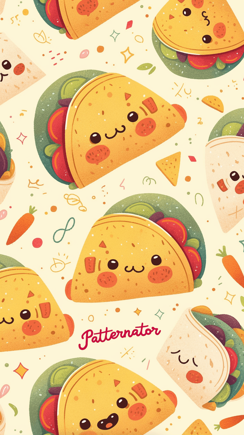 Cute Snack 007 original repeating artwork