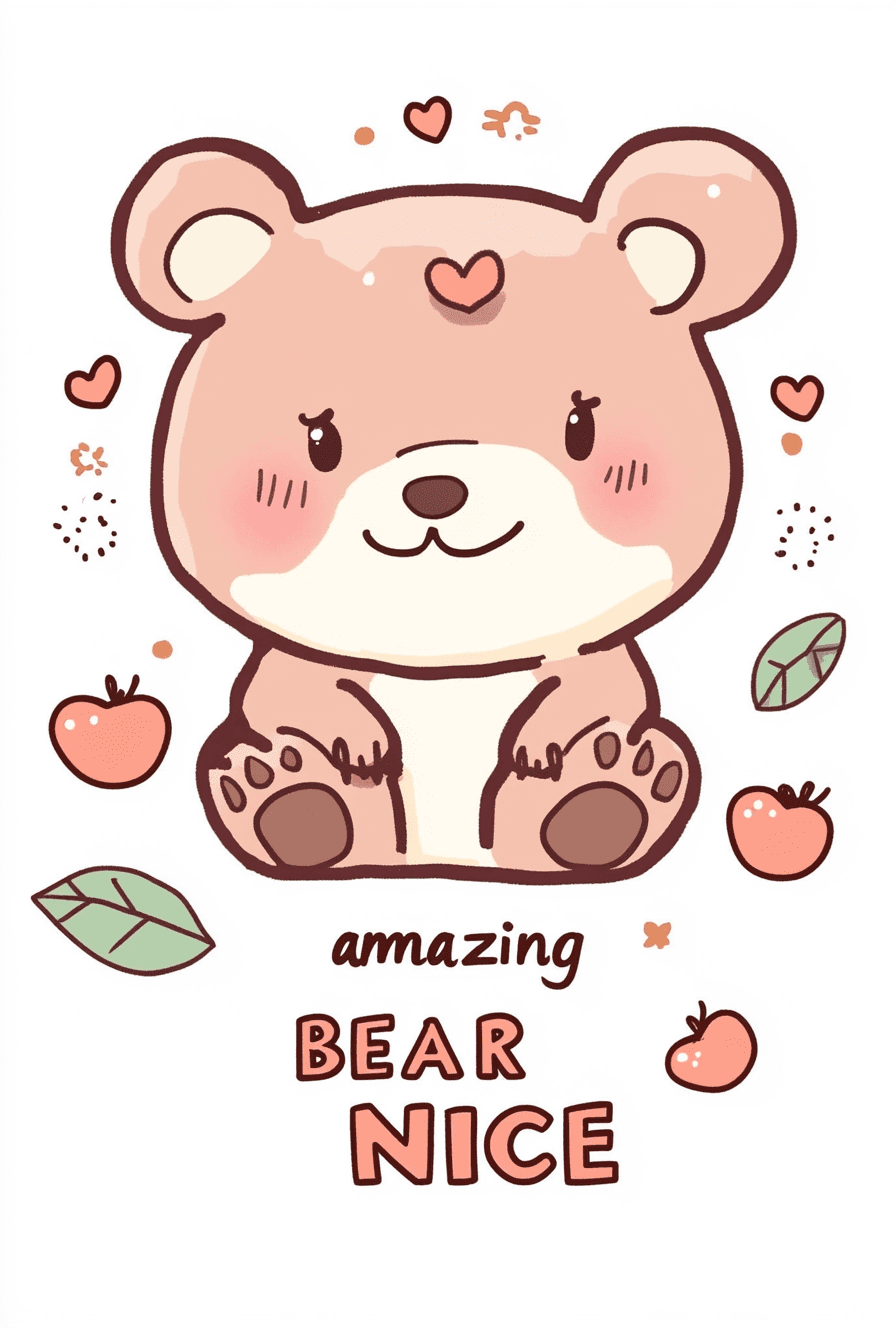 Bear 254 original repeating artwork