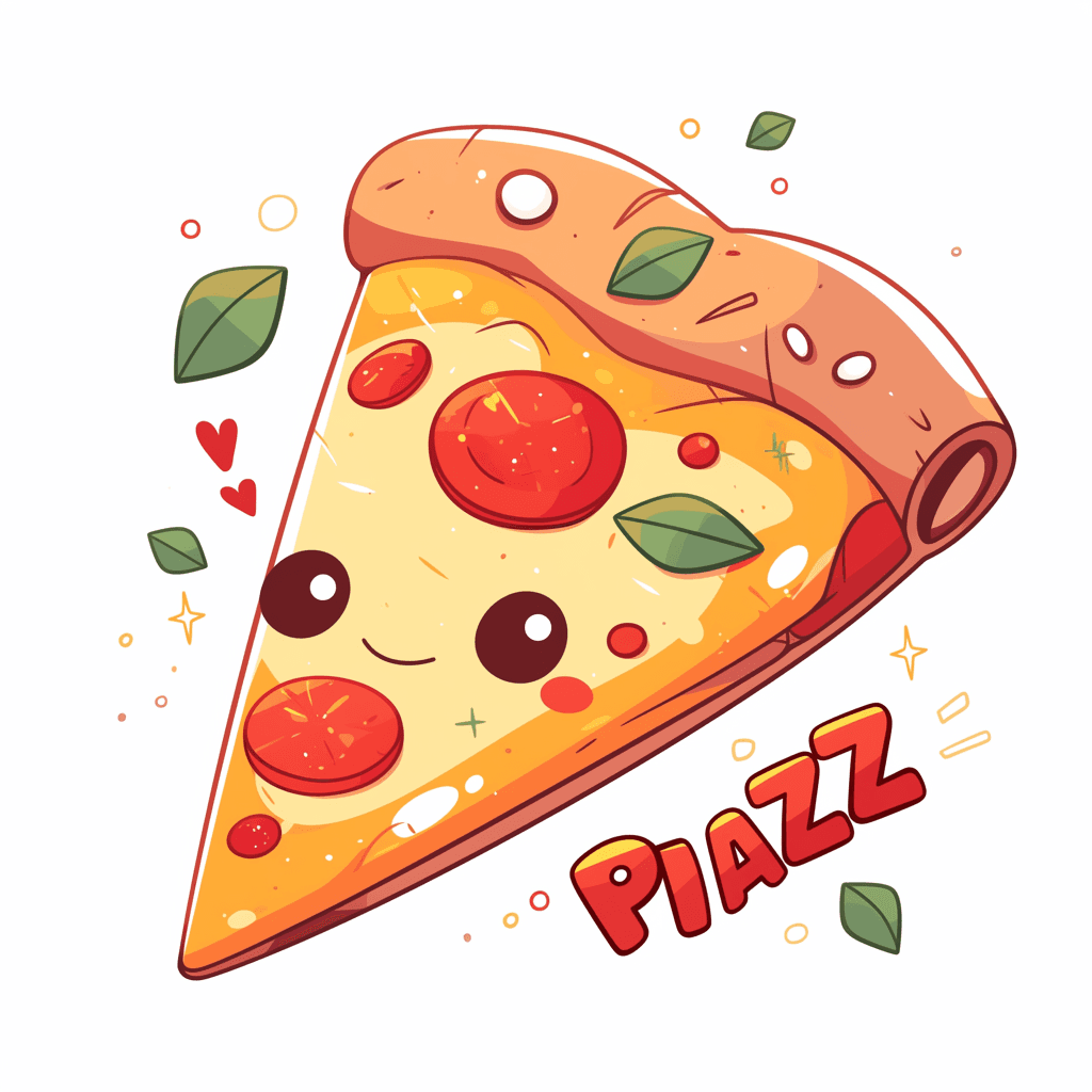 Pizza Crew original repeating artwork