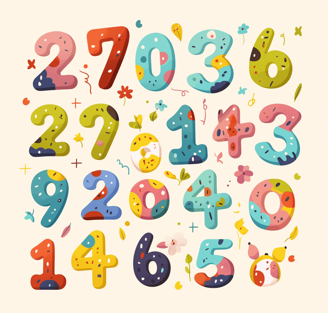 Geo Number 314 original repeating artwork