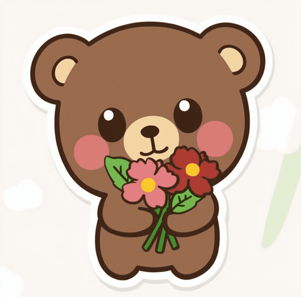Bear Dusk original repeating artwork