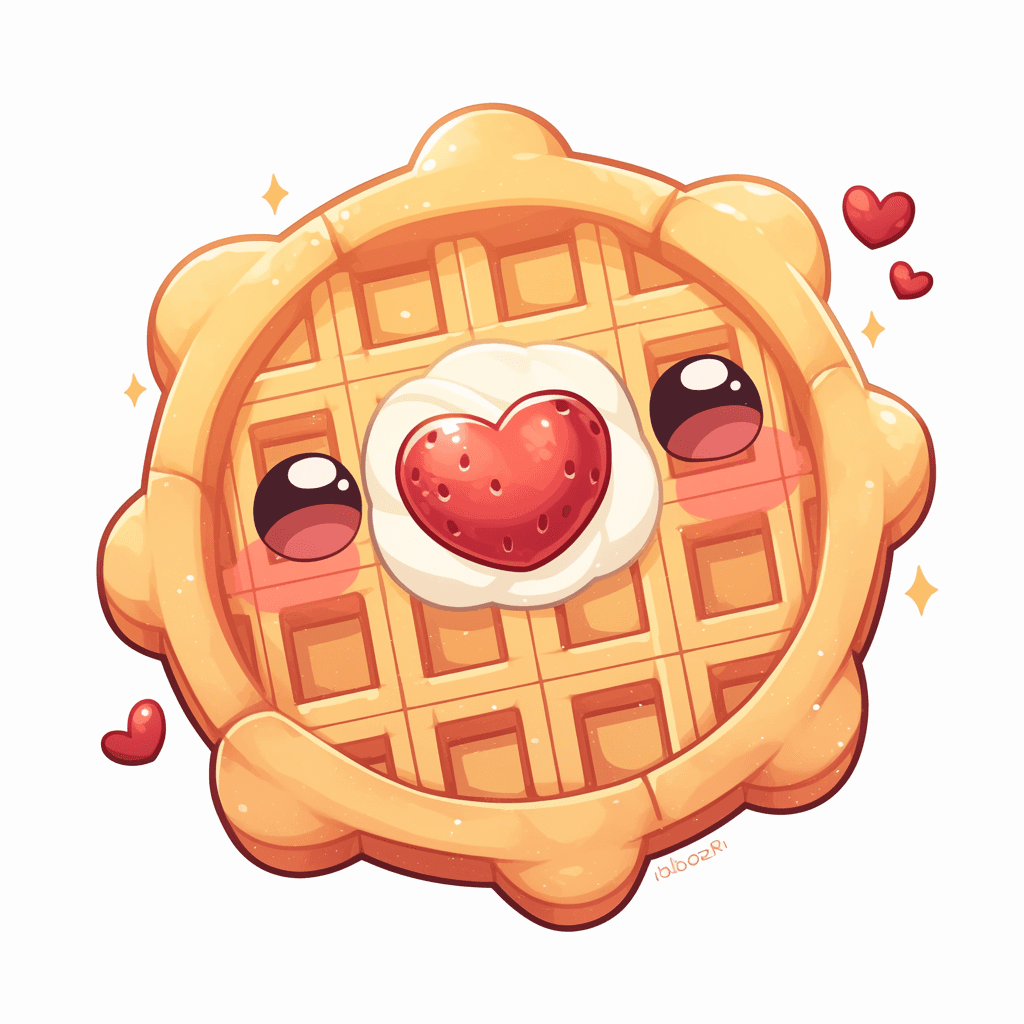 Waffle Club original repeating artwork