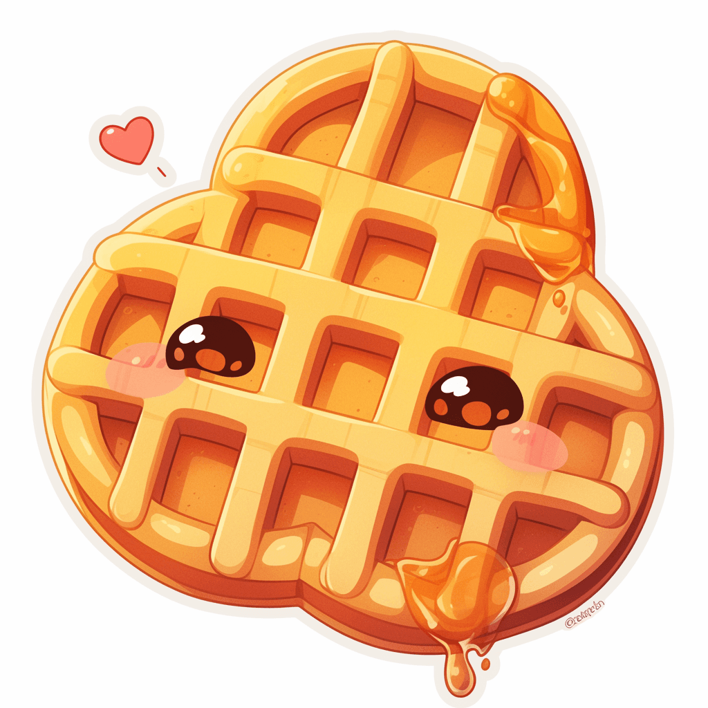 Waffle original repeating artwork
