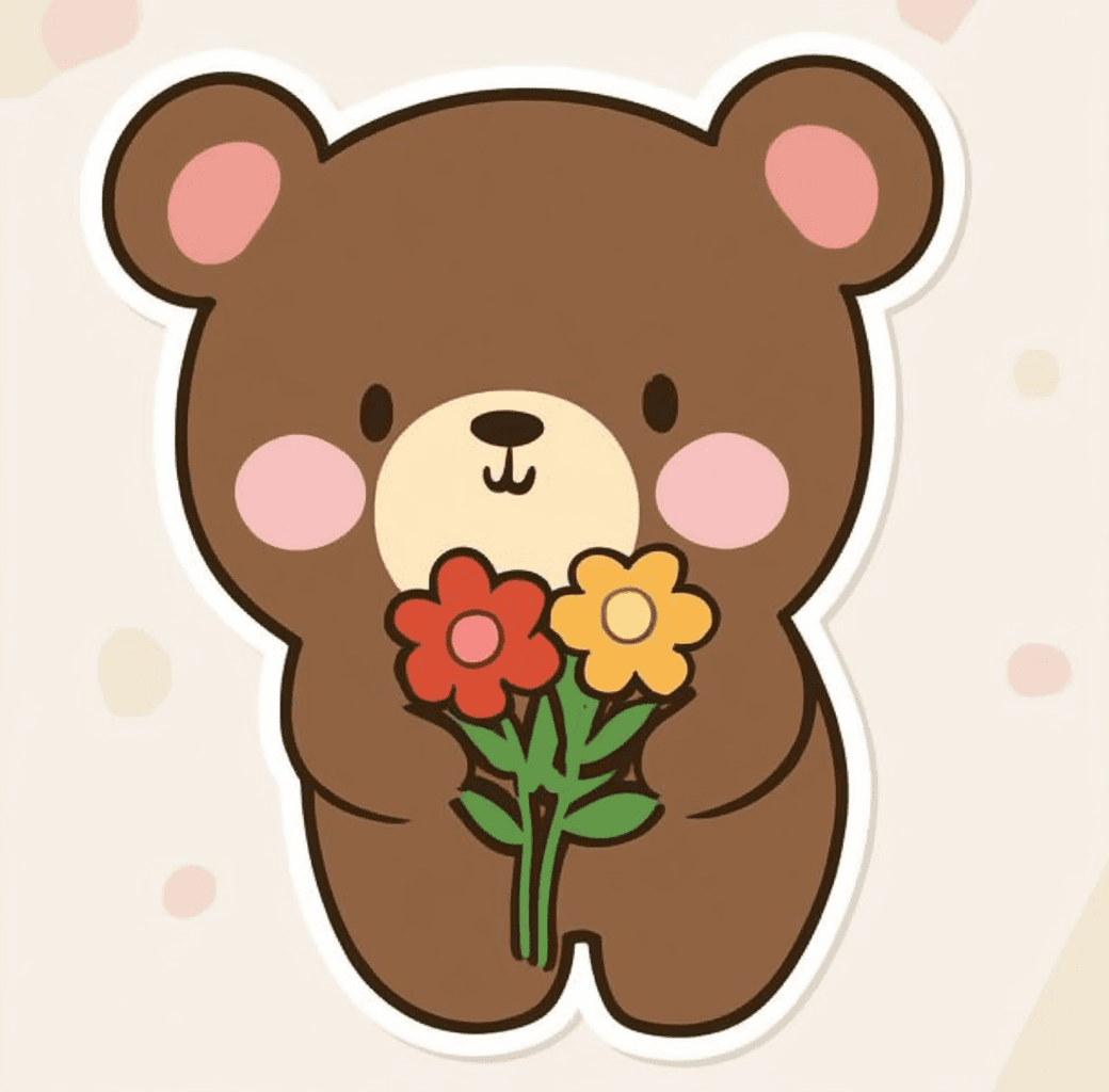Bear Silver original repeating artwork