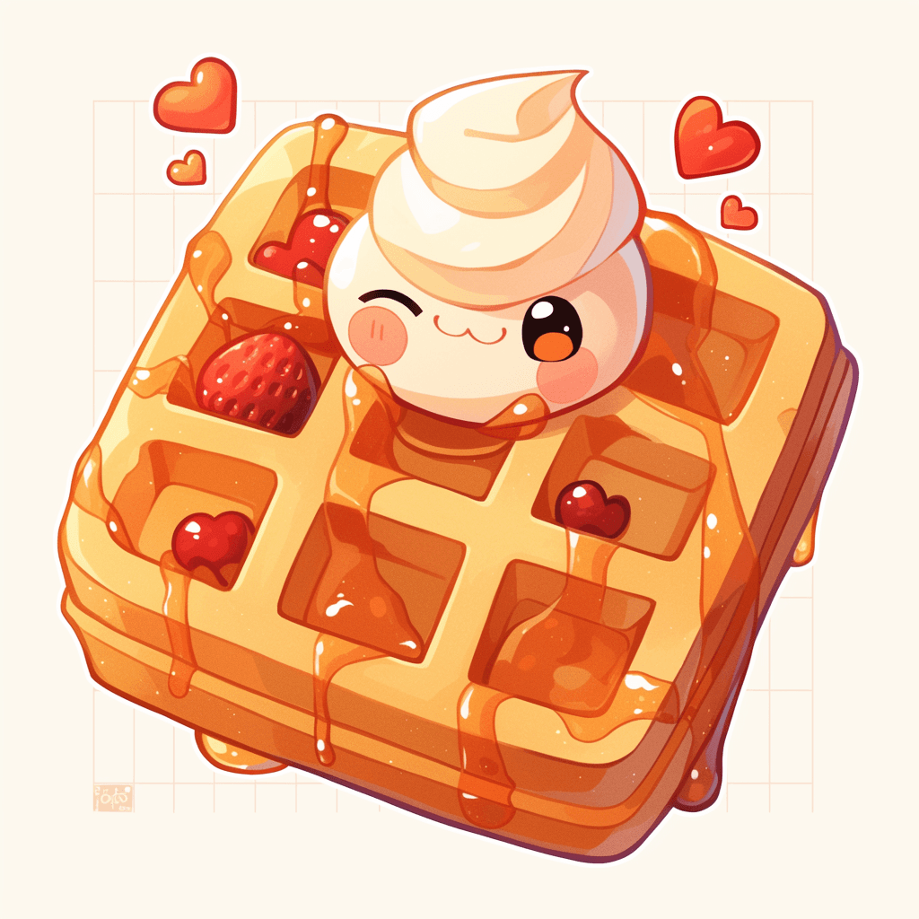 Waffle 001 original repeating artwork