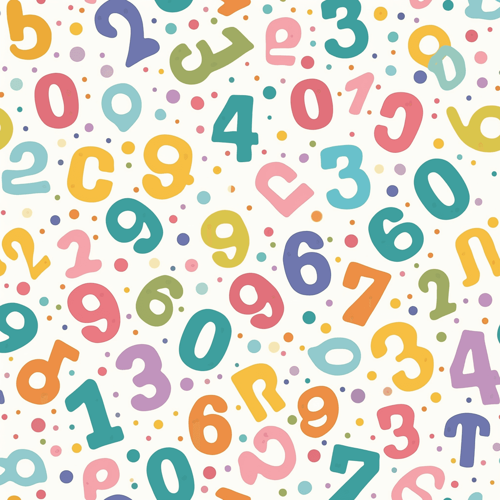 Geo Number 380 original repeating artwork