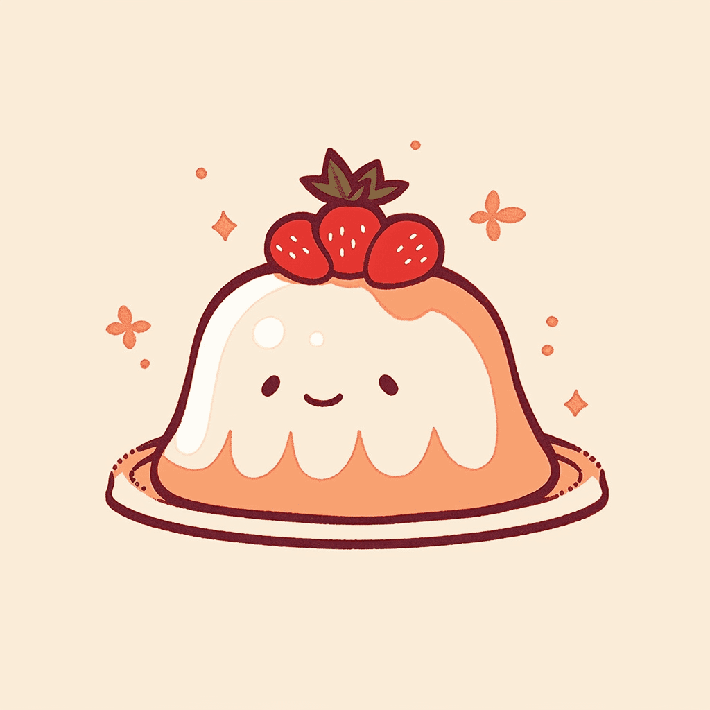 Pudding 002 original repeating artwork