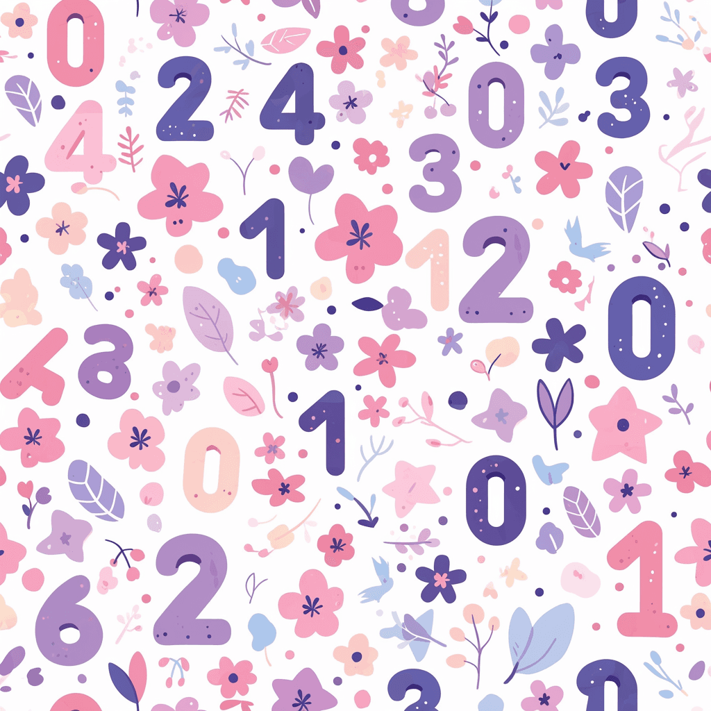 Geo Number 248 original repeating artwork