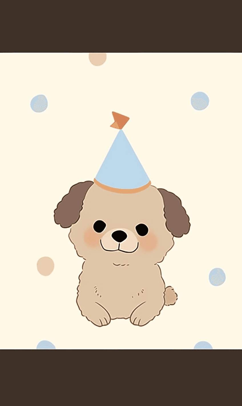 Puppy Silver original repeating artwork
