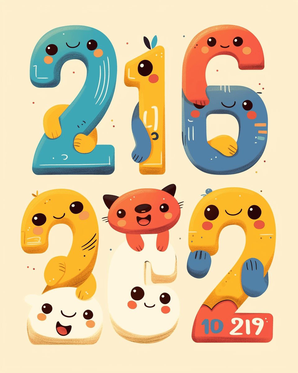 Geo Number 209 original repeating artwork