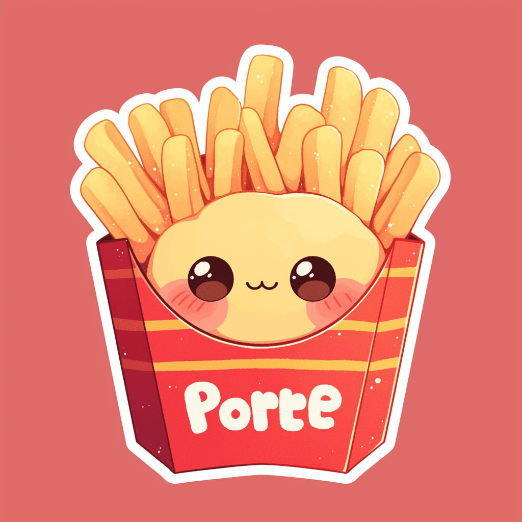 Fries Crew original repeating artwork