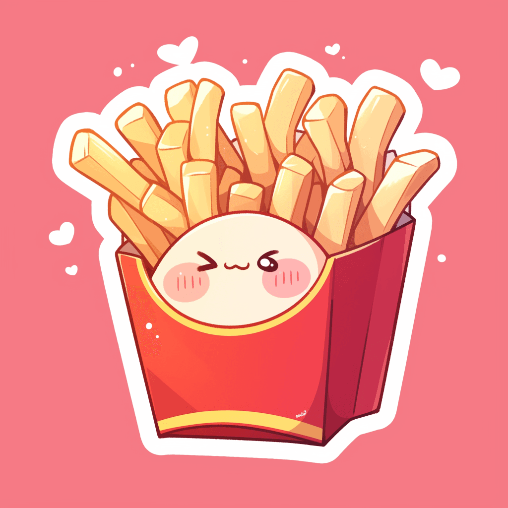 Fries 006 original repeating artwork