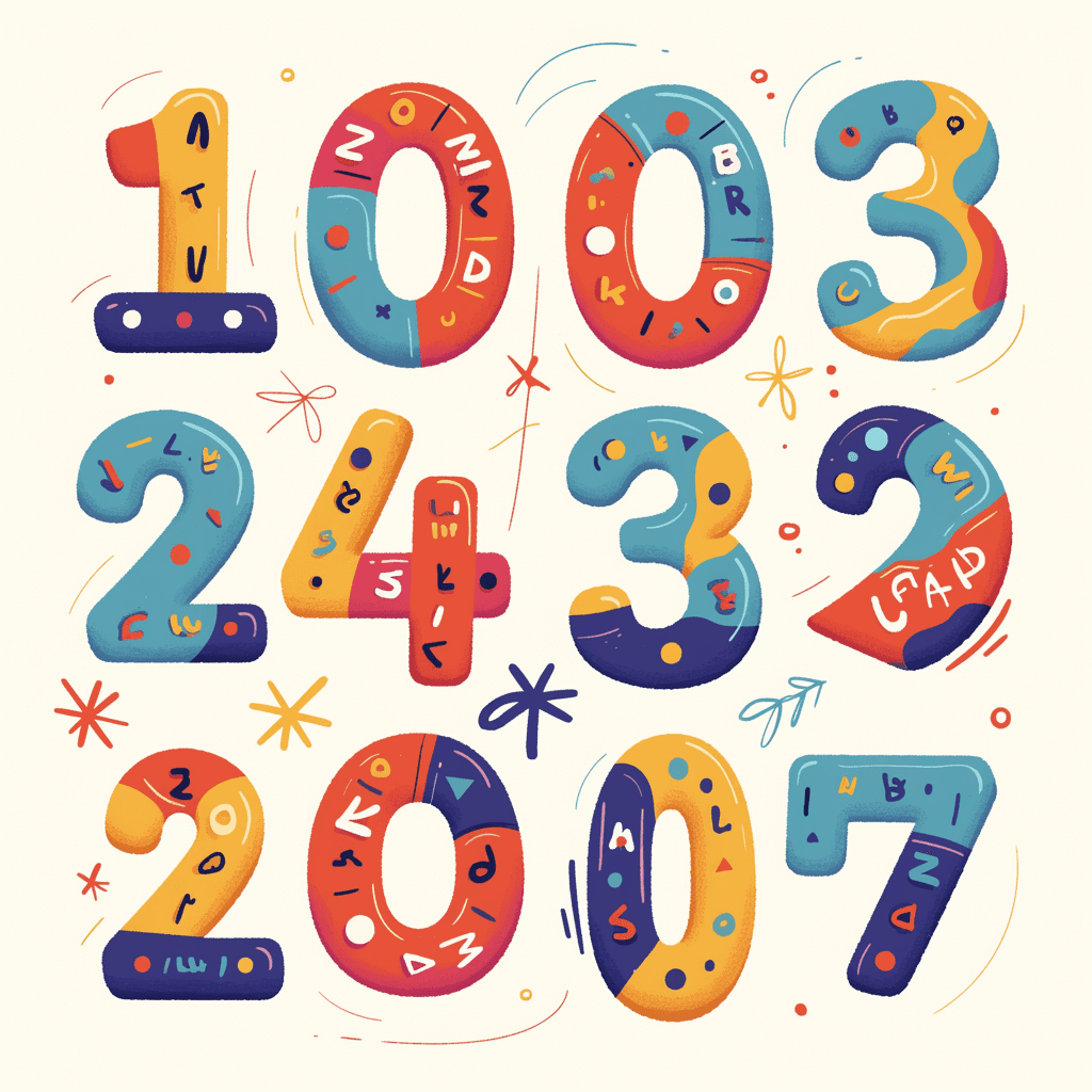 Geo Number 163 original repeating artwork