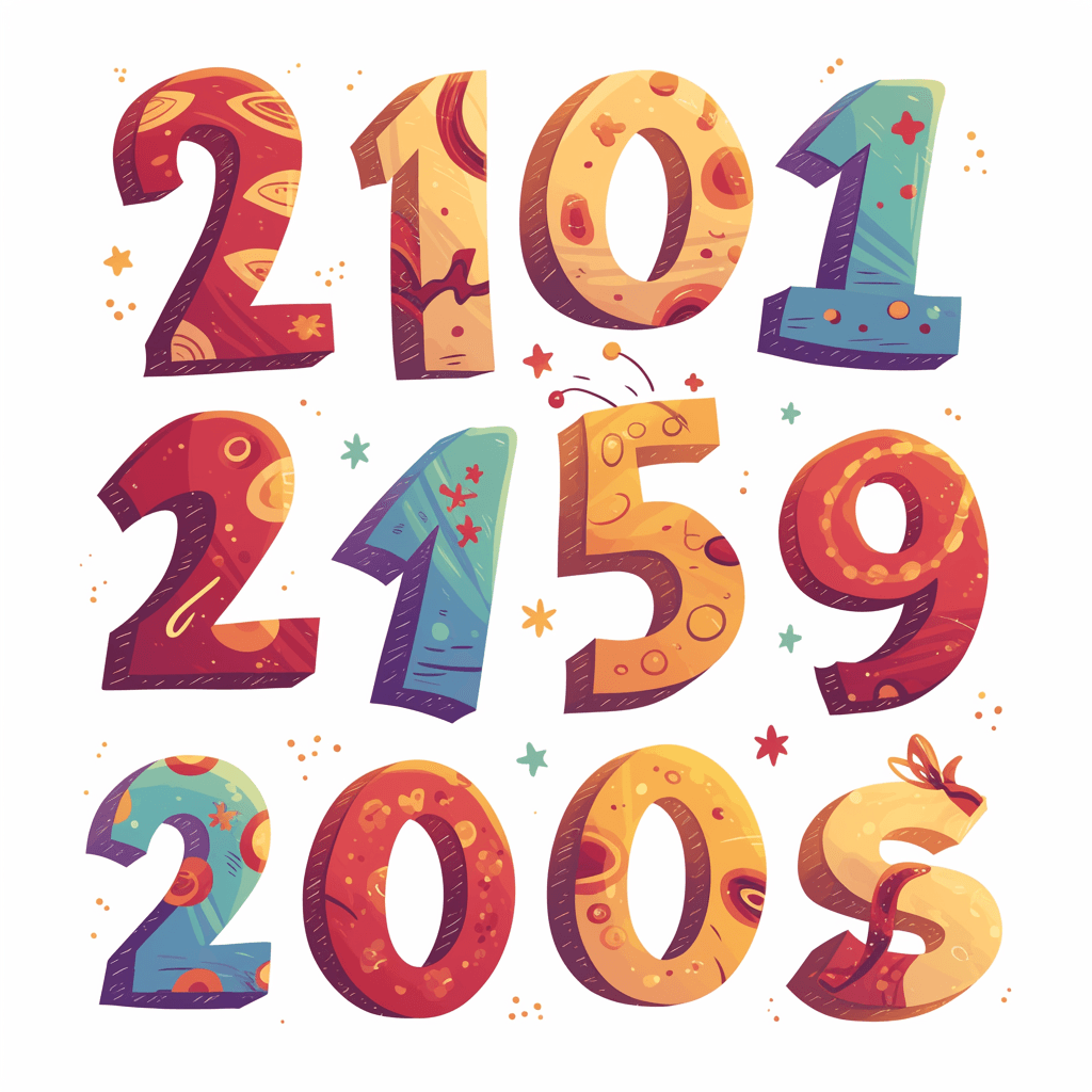 Geo Number 246 original repeating artwork