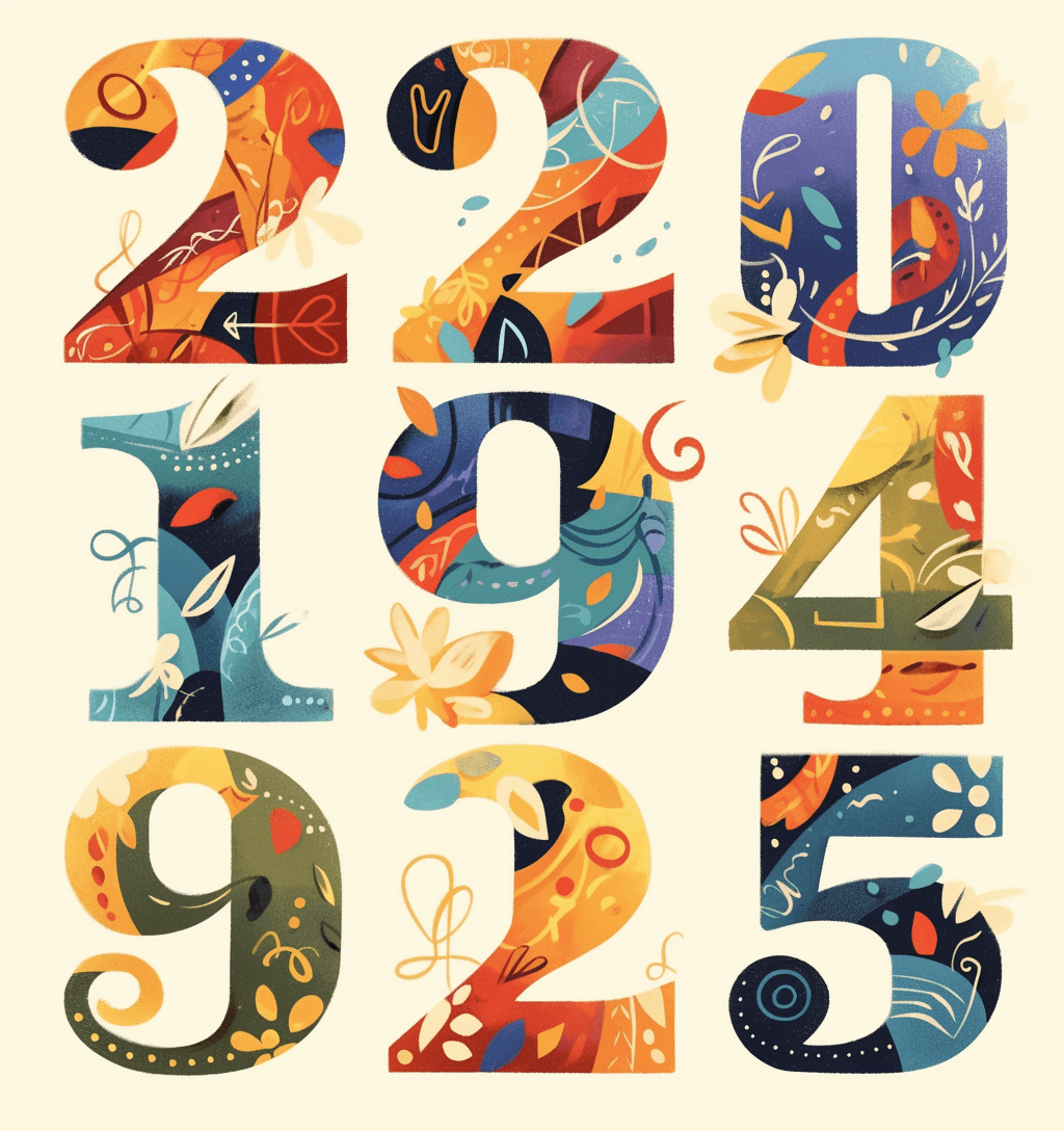Geo Number 161 original repeating artwork