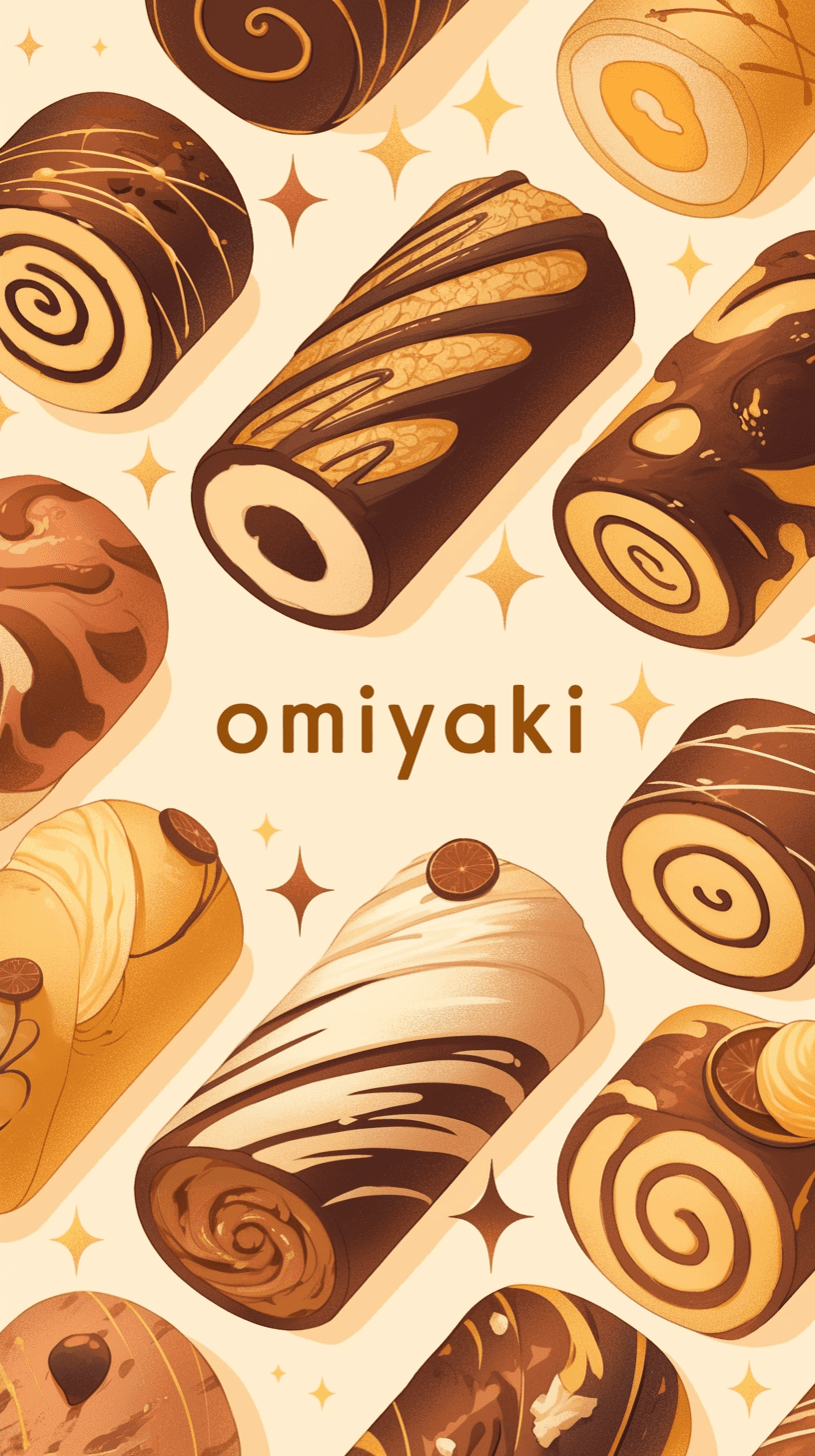 Swiss Roll Club original repeating artwork